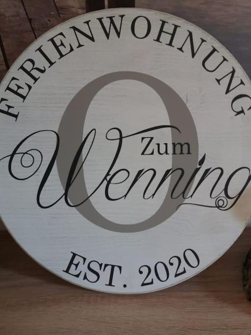 Ferienwohnung Zum Wenning Mit Garten In Stadtlohn Bagian luar foto